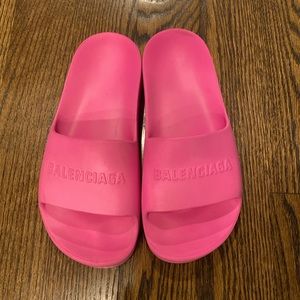 Pink BALENCIAGA slides